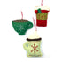 Warm Drinks Felt Holiday Ornaments Sewing Pattern - Digital